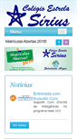 Mobile Screenshot of colegioestrelasirius.com.br